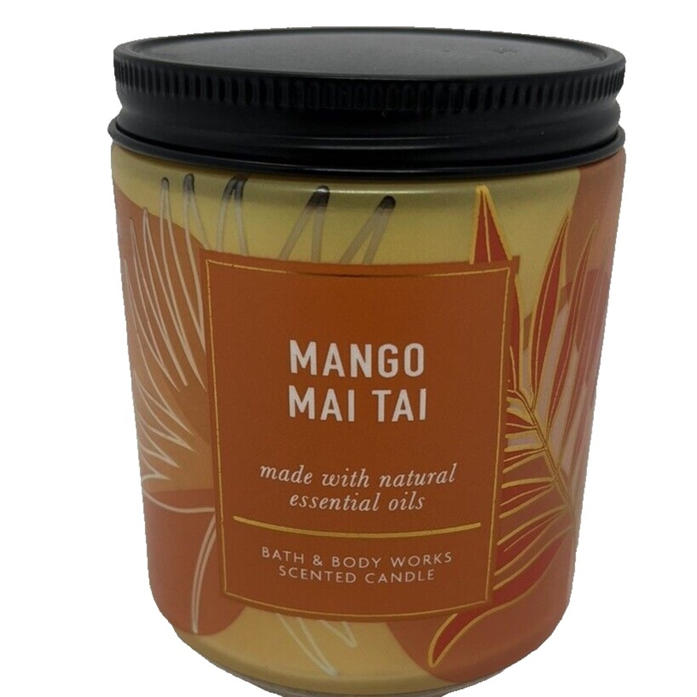 Bath & Body Works Mango Mai Tai Scented Candle